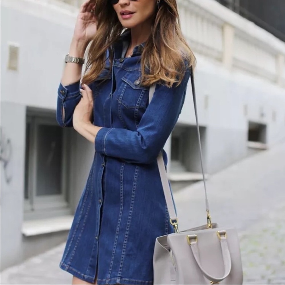 Brand new denim Zara dress